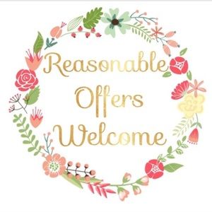 Reasonable offers welcome!